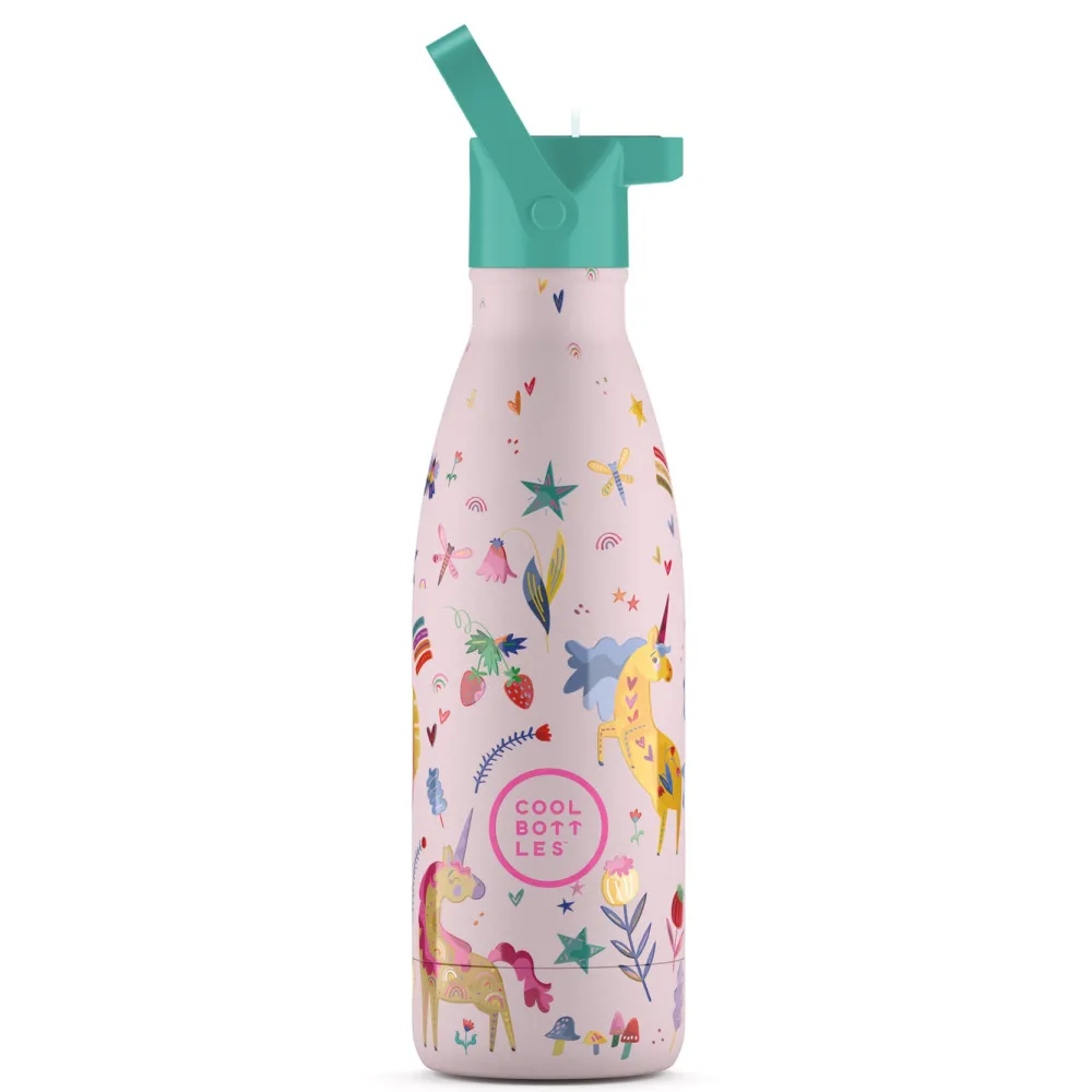 Cool Bottles Botella Acero Funny Unicorns 350ml ·* Botellas De Agua Termo|Botellas De Agua Para El Cole·Botellas Termo
