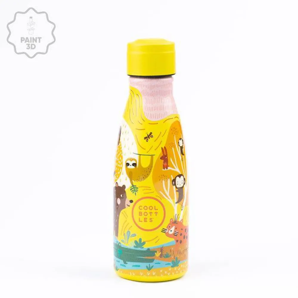 Cool Bottles Botella Acero Jungle Park 260ml ·* Botellas De Agua Termo|Botellas De Agua Para El Cole·Botellas Termo
