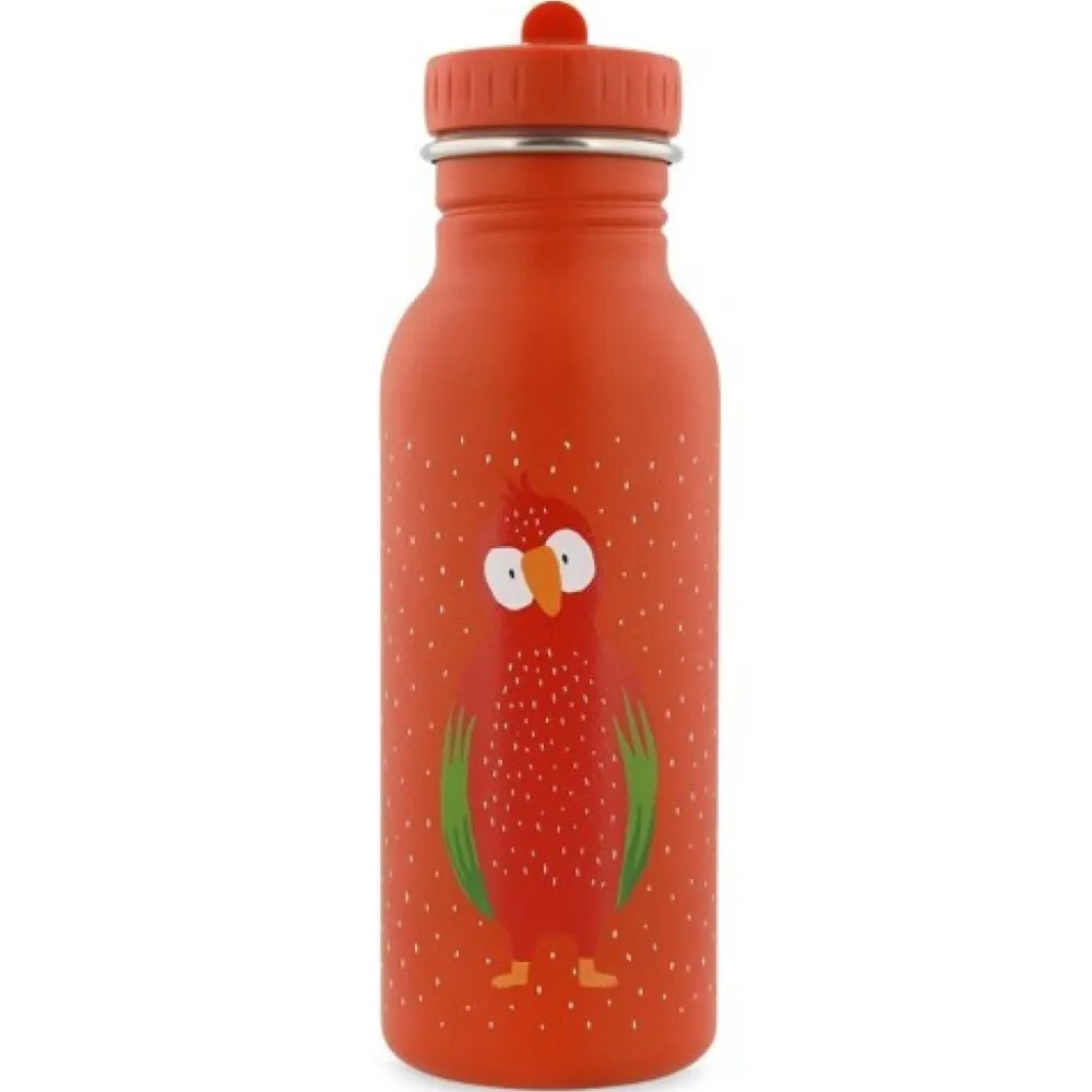 Trixie Botella Acero Loro 500ml ·* Botellas De Agua De Acero|Botellas De Agua Para El Cole·Botellas De Acero