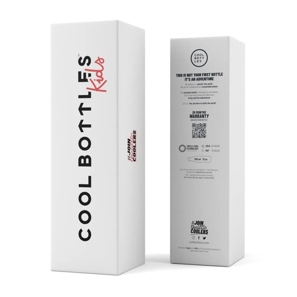Cool Bottles Botella Acero Messy Robots 350ml ·* Botellas De Agua Termo|Botellas De Agua Para El Cole·Botellas Termo