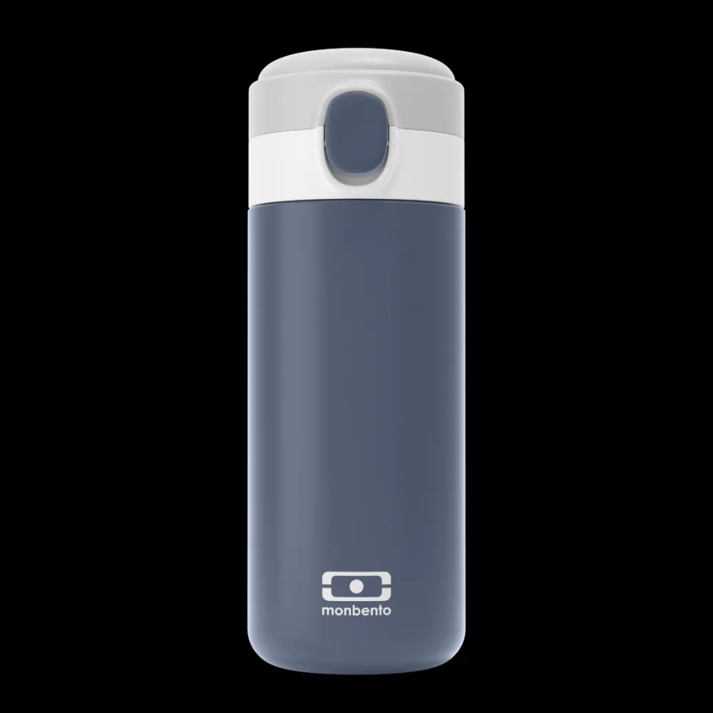 Monbento Botella de Acero Térmica Pop Azul ·* Botellas De Agua Termo|Botellas De Agua Para El Cole·Botellas Termo