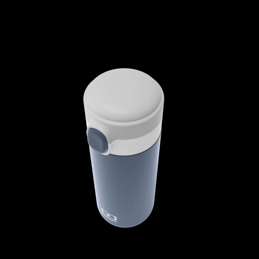 Monbento Botella de Acero Térmica Pop Azul ·* Botellas De Agua Termo|Botellas De Agua Para El Cole·Botellas Termo