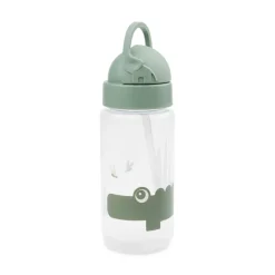 Done by Deer Botella Plástico Croco Green 350 ml. ·* Botellas De Agua De Plástico|Botellas De Agua Para El Cole·Botellas De Plástico