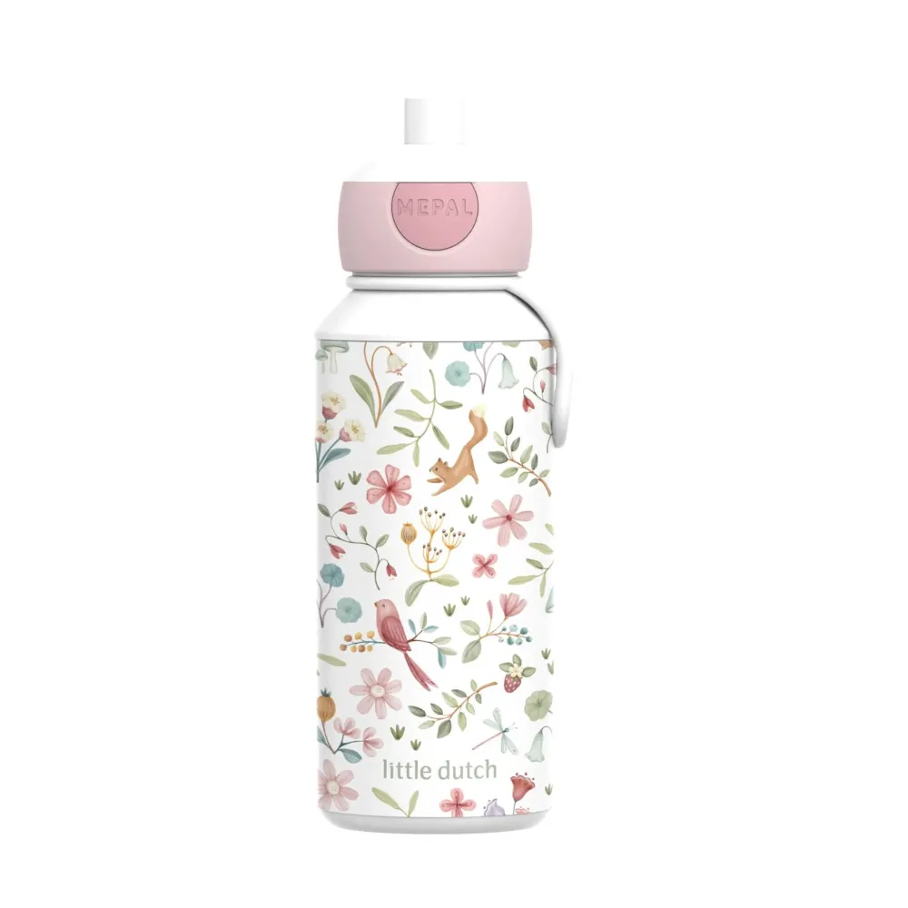 Mepal Botella Pop-up Campus 400 ml Fairy Wonder ·* Botellas De Agua De Plástico|Botellas De Agua Para El Cole·Botellas De Plástico