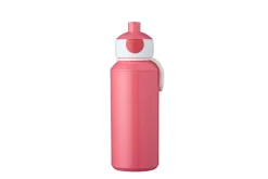 Mepal Botella Pop-up Campus 400 ml Pink ·* Botellas De Agua De Plástico|Botellas De Agua Para El Cole·Botellas De Plástico