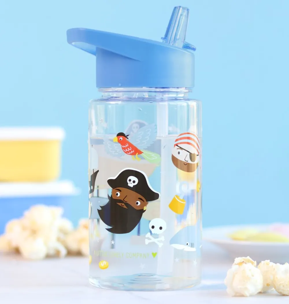 Tutete Botella Tritán Piratas · Little Lovely Company* Botellas De Agua De Plástico|Botellas De Agua Para El Cole·Botellas De Plástico