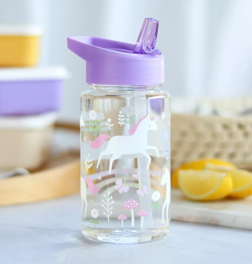 Tutete Botella Tritán Unicornio · Little Lovely Company* Botellas De Agua De Plástico|Botellas De Agua Para El Cole·Botellas De Plástico