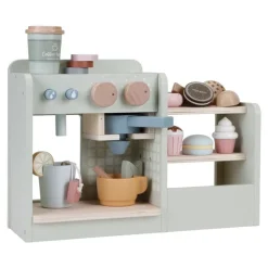Little Dutch Café Corner Menta ·*Niños Cocinas De Madera Y Accesorios Juguete|Juguetes Waldorf
