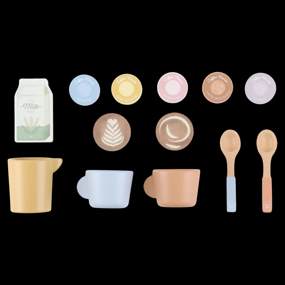 Little Dutch Cafetera Grande FSC ·*Niños Cocinas De Madera Y Accesorios Juguete|Juguetes Waldorf
