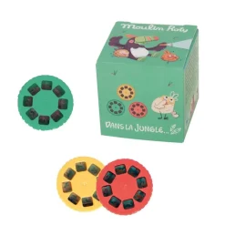 Moulin Roty Caja 3 discos para linterna proyector · Jungla*Niños Linternas Proyectoras De Cuentos