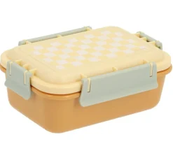 Tutete Caja Almuerzo Bento Big Stripes Yellow Chess* Cajas De Almuerzo Infantil·Sin Compartimentos