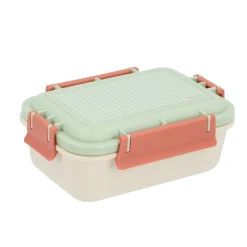 Tutete Caja Almuerzo Bento Big Stripes Sage* Cajas De Almuerzo Infantil·Con Compartimentos