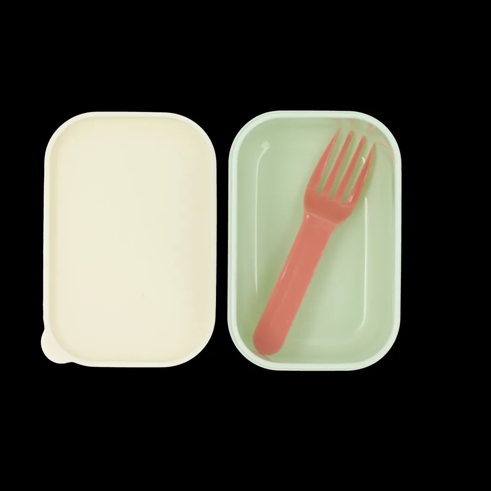 Tutete Caja Almuerzo Bento Big Stripes Sage* Cajas De Almuerzo Infantil·Con Compartimentos