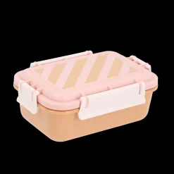 Tutete Caja Almuerzo Bento Big Stripes Pink* Cajas De Almuerzo Infantil·Con Compartimentos