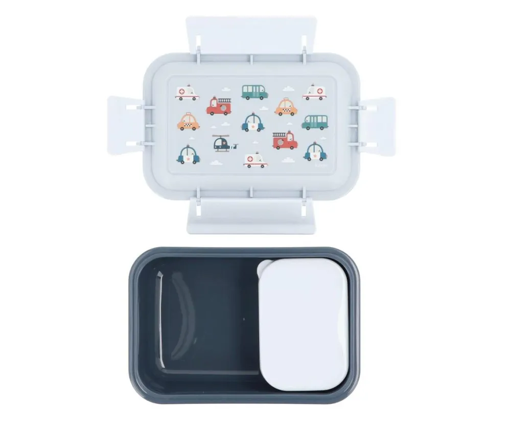 Tutete Caja Almuerzo Bento City Cars* Cajas De Almuerzo Infantil·Con Compartimentos