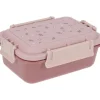 Tutete Caja Almuerzo Bento Leaves Pink* Cajas De Almuerzo Infantil·Con Compartimentos