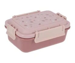 Tutete Caja Almuerzo Bento Leaves Pink* Cajas De Almuerzo Infantil·Con Compartimentos