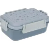Tutete Caja Almuerzo Bento Leaves Blue* Cajas De Almuerzo Infantil·Con Compartimentos