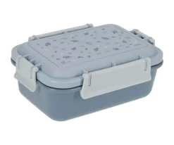 Tutete Caja Almuerzo Bento Leaves Blue* Cajas De Almuerzo Infantil·Con Compartimentos