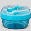 Carl Oscar Caja Almuerzo con Tapa Refrigerante N'ice Cup Turquesa ·* Cajas De Almuerzo Infantil·Tuppers Fresquitos|Cajas De Almuerzo Infantil·Con Compartimentos