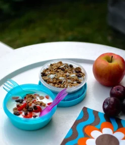 Carl Oscar Caja Almuerzo con Tapa Refrigerante N'ice Cup Turquesa ·* Cajas De Almuerzo Infantil·Tuppers Fresquitos|Cajas De Almuerzo Infantil·Con Compartimentos