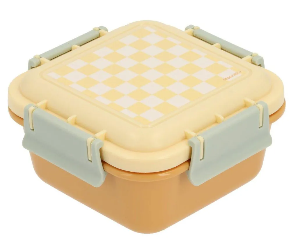 Tutete Caja Almuerzo Grande Big Stripes Yellow Chess* Cajas De Almuerzo Infantil·Sin Compartimentos