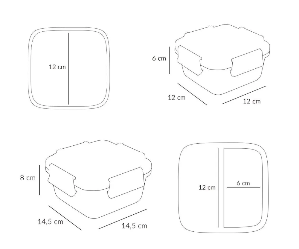 Tutete Caja Almuerzo Grande City Cars* Cajas De Almuerzo Infantil·Sin Compartimentos