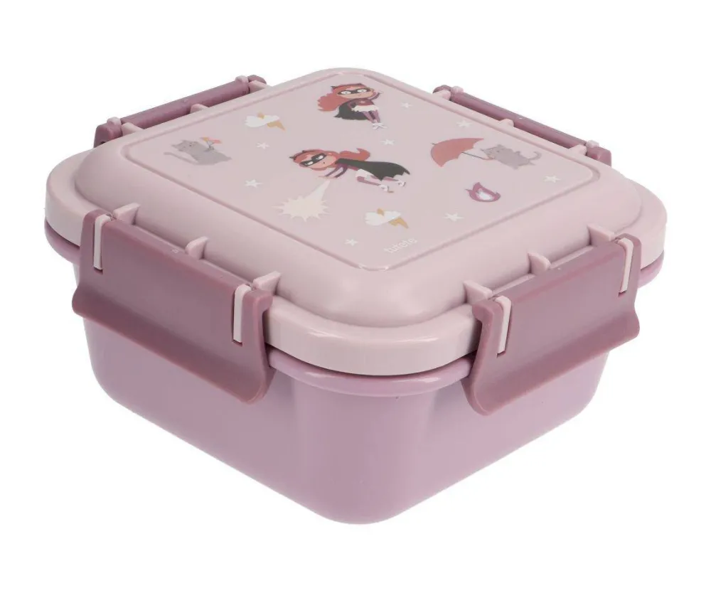 Tutete Caja Almuerzo Grande Fantastic Girl* Cajas De Almuerzo Infantil·Sin Compartimentos