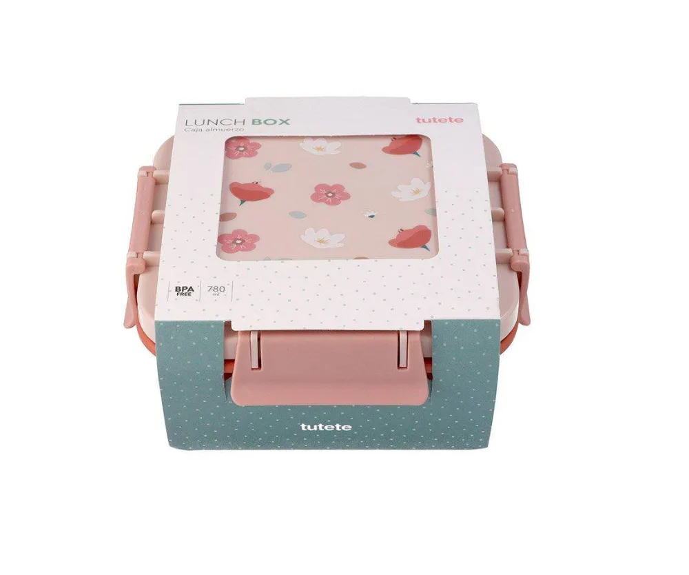Tutete Caja Almuerzo Grande Little Garden* Cajas De Almuerzo Infantil·Sin Compartimentos