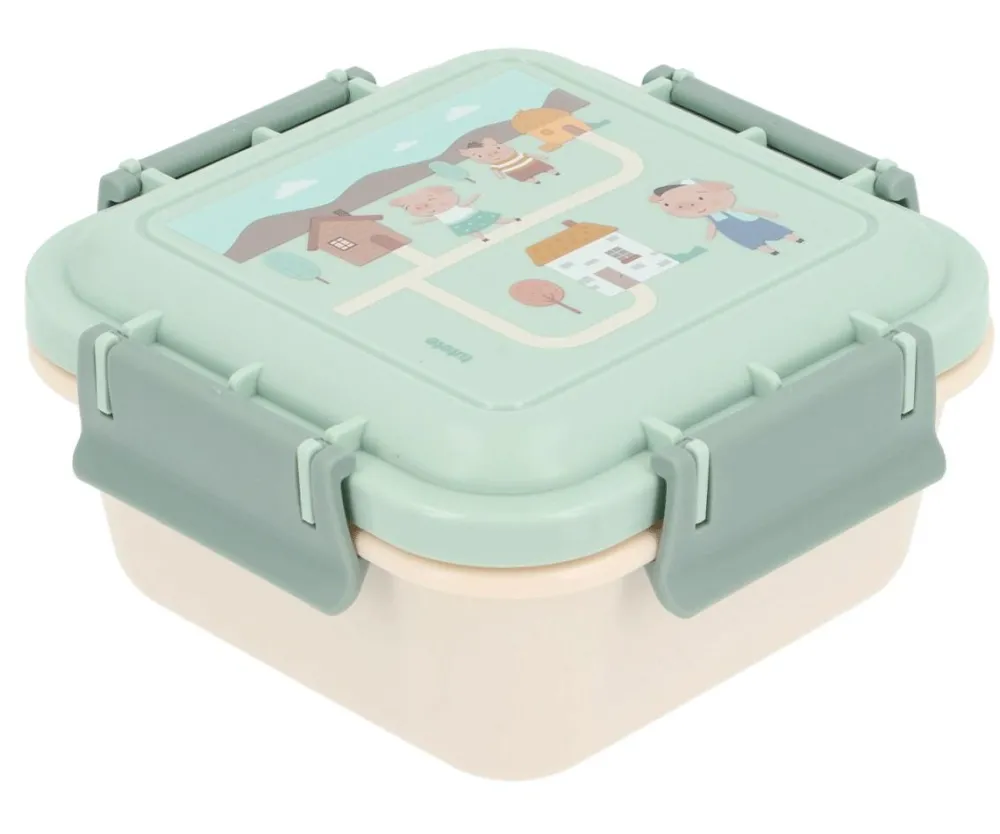 Tutete Caja Almuerzo Grande The Three Little Pigs* Cajas De Almuerzo Infantil·Sin Compartimentos