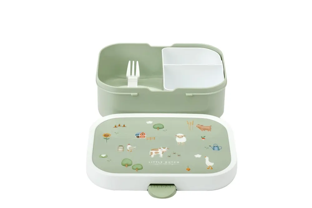 Mepal Caja almuerzo Little Farm ·* Cajas De Almuerzo Infantil·Con Compartimentos