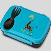 Carl Oscar Caja de Almuerzo N'ice Box Kids Jirafa Turquesa ·* Cajas De Almuerzo Infantil·Tuppers Fresquitos|Cajas De Almuerzo Infantil·Con Compartimentos