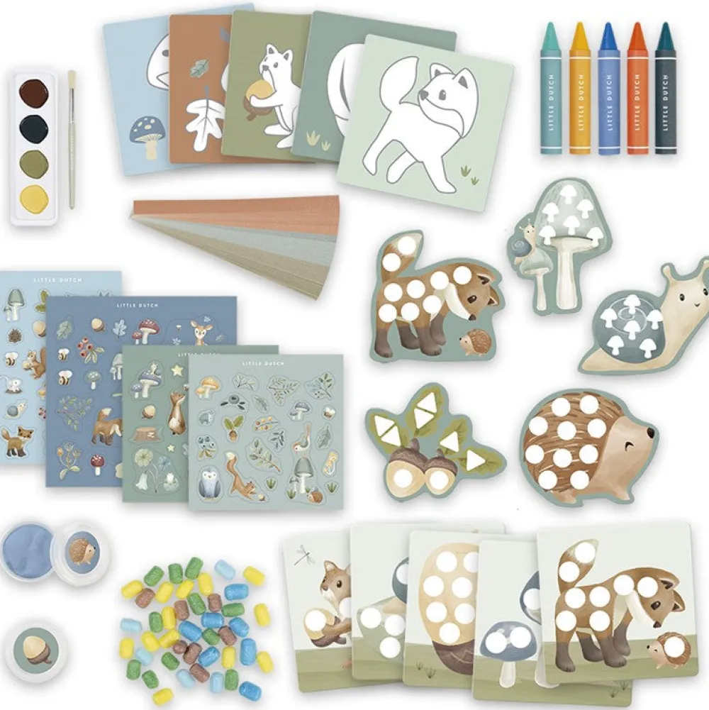 Little Dutch Caja de creatividad Forest Friends ·*Niños Juegos De Viaje