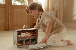 Little Dutch Caja de juego con Pista de Carreras ·*Niños Coches De Madera De Juguete Para Bebés|Coches De Juguete Para Bebés