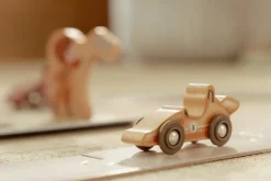 Little Dutch Caja de juego con Pista de Carreras ·*Niños Coches De Madera De Juguete Para Bebés|Coches De Juguete Para Bebés