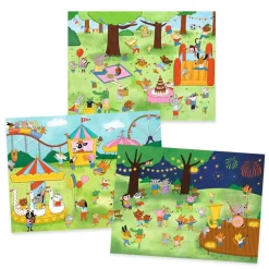 Djeco Calcomanía Estamos de Fiesta ·*Niños Kit De Manualidades