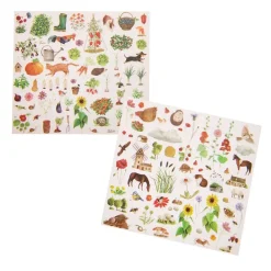 Moulin Roty Calcomanías El Jardinero ·*Niños Kit De Manualidades