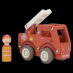 Little Dutch Camión de Bomberos FSC ·*Niños Coches De Madera De Juguete Para Bebés|Coches De Juguete Para Bebés