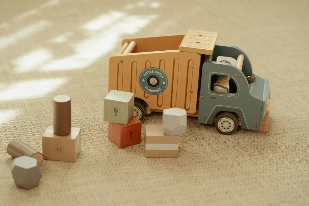 Little Dutch Camión Dumper FSC ·*Niños Coches De Madera De Juguete Para Bebés|Coches De Juguete Para Bebés