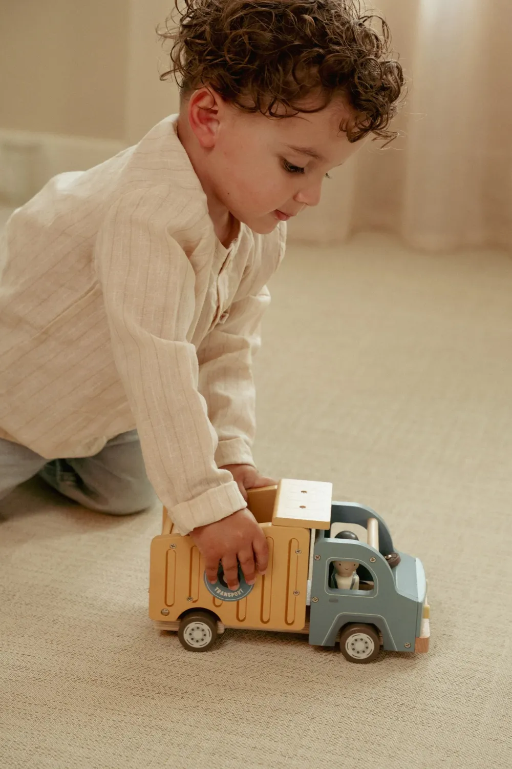 Little Dutch Camión Dumper FSC ·*Niños Coches De Madera De Juguete Para Bebés|Coches De Juguete Para Bebés