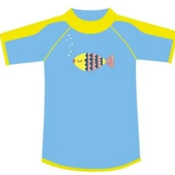 BTBOX Camiseta Manga Corta · Peces* Camisetas De Bebé Con Protección Solar
