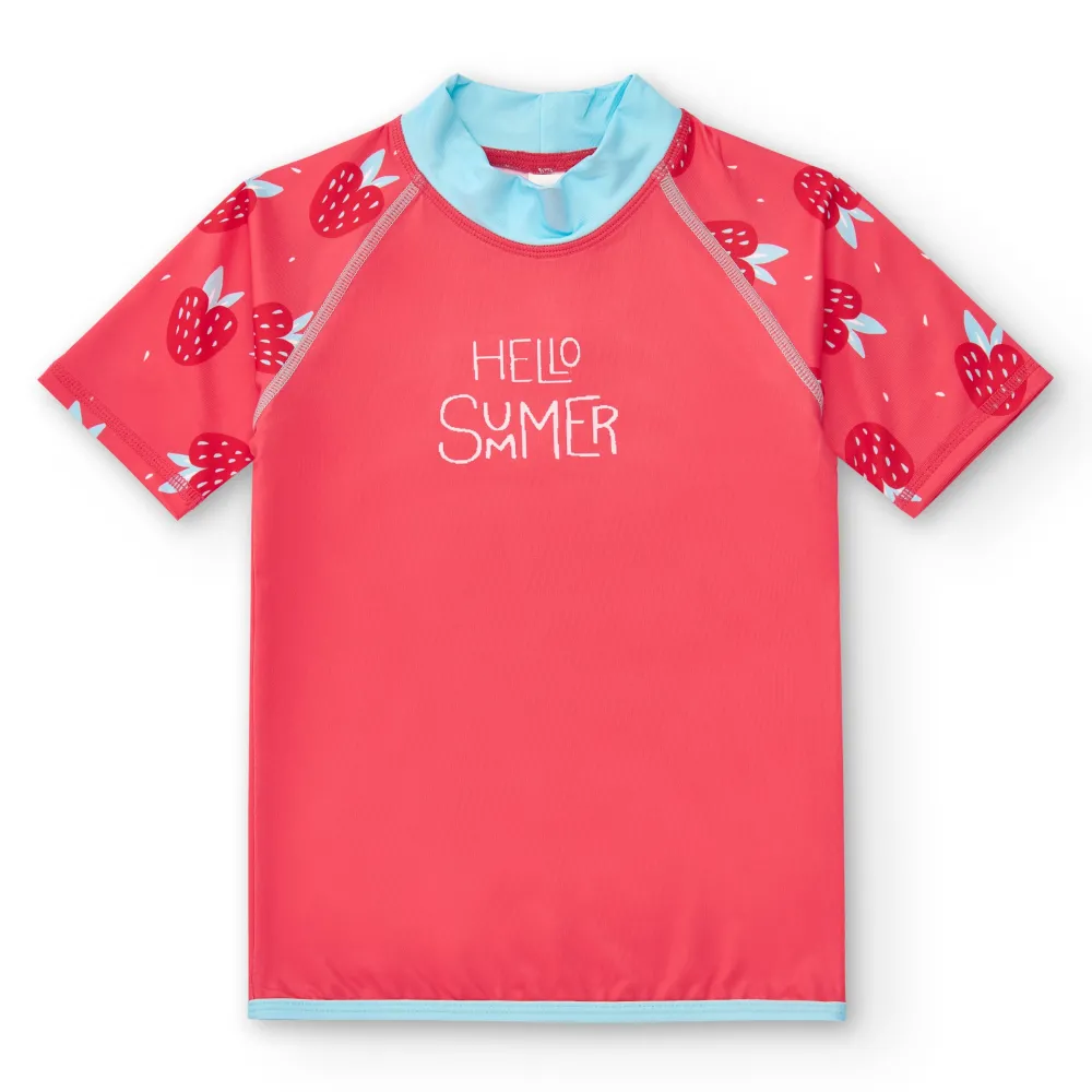 BTBOX Camiseta Manga Corta · Strawberries* Camisetas De Bebé Con Protección Solar