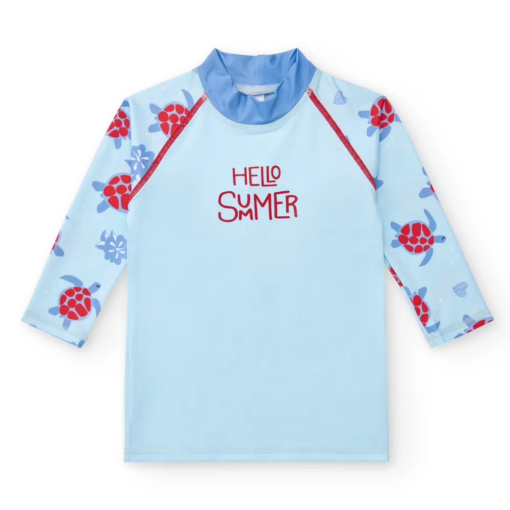 BTBOX Camiseta Manga Larga · Tortugas* Camisetas De Bebé Con Protección Solar