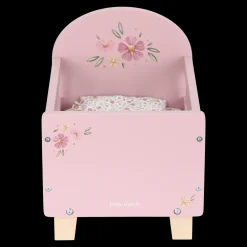 Little Dutch Camita Cuna con textil FSC ·*Niños Accesorios Para Muñecas Bebé|Muñecos Bebés