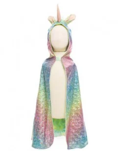 Great Pretenders Capa Reversible Dragon y Unicornio · 5-6 años*Niños Disfraces Infantiles