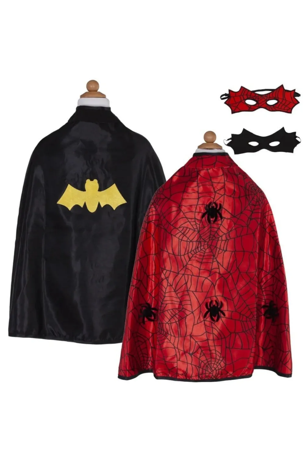 Great Pretenders Capa Reversible Spiderman/Batman 3-4 años*Niños Disfraces Infantiles