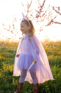 Great Pretenders Capa y diadema Unicornio Arcoiris · 4-6 años*Niños Disfraces Infantiles