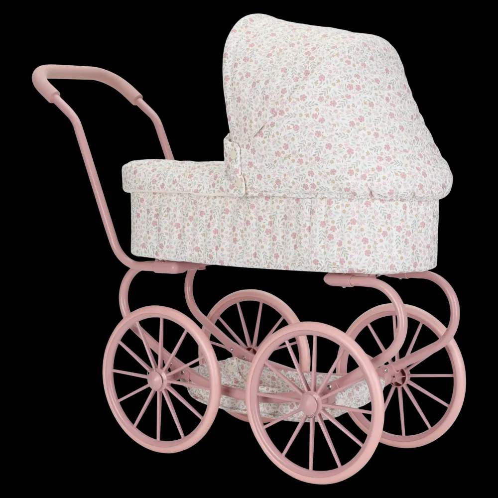 Little Dutch Carrito capazo metal Flores & Mariposas ·*Niños Accesorios Para Muñecas Bebé|Muñecos Bebés