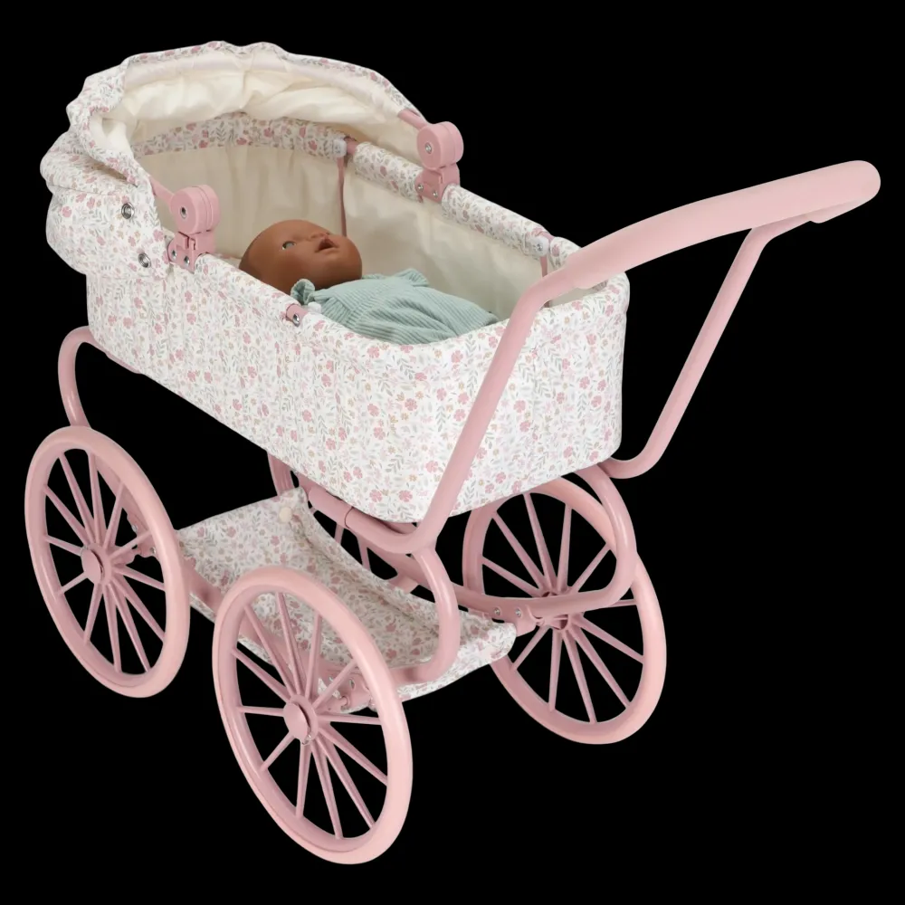Little Dutch Carrito capazo metal Flores & Mariposas ·*Niños Accesorios Para Muñecas Bebé|Muñecos Bebés