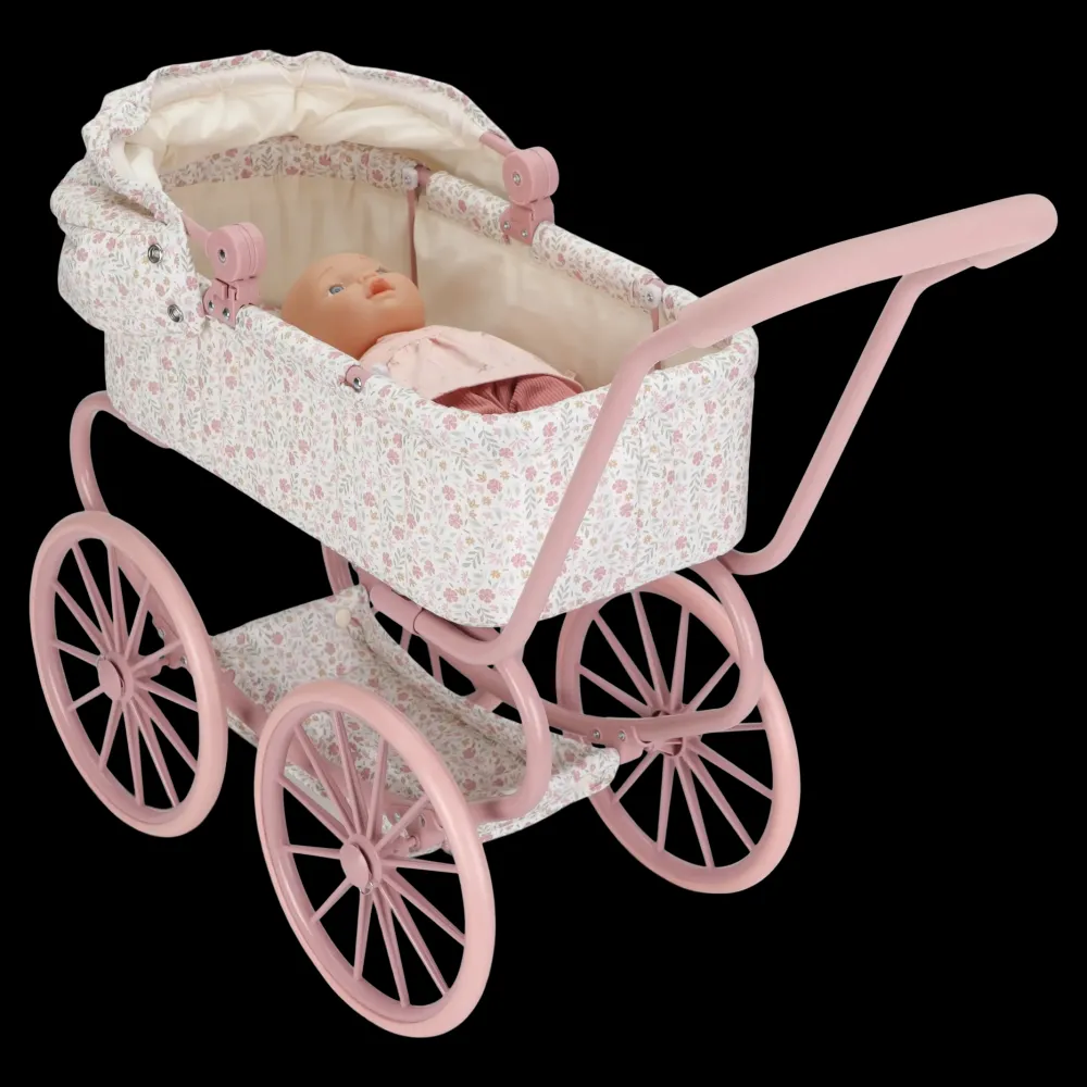 Little Dutch Carrito capazo metal Flores & Mariposas ·*Niños Accesorios Para Muñecas Bebé|Muñecos Bebés